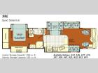 Floorplan - 2008 Fleetwood RV Discovery 39L