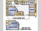 Floorplan - 2005 Jayco Jay Feather LGT 19 W