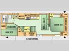 Floorplan - 2008 Jayco Jay Flight 26 BH