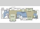 Floorplan - 2008 Holiday Rambler Ambassador 40 DFT