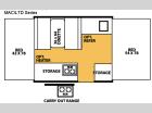 Floorplan - 2008 Forest River RV Flagstaff MAC/LTD Series 176LTD