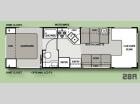 Floorplan - 2008 Four Winds RV Chateau Sport 28A