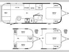 Floorplan - 2008 Airstream RV International CCD 27 FB