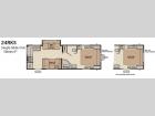 Floorplan - 2008 Fleetwood RV Mallard 24RKS