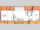 Floorplan - 2008 Keystone RV Raptor 3110TT
