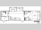 Floorplan - 2008 CrossRoads RV Zinger ZF30RB