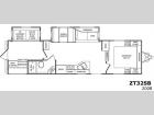 Floorplan - 2008 CrossRoads RV Zinger ZT32SB