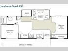 Floorplan - 2008 Fleetwood RV Jamboree Sport 25G