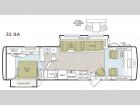 Floorplan - 2008 Tiffin Motorhomes Allegro 32 BA