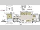 Floorplan - 2008 Tiffin Motorhomes Phaeton 40 QDH
