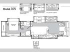 Floorplan - 2004 Fleetwood RV Bounder Diesel 38N
