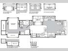 Floorplan - 2004 Fleetwood RV Discovery 39L