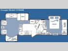 Floorplan - 2008 Keystone RV Cougar 318SAB