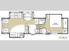 Floorplan - 2009 Keystone RV Big Sky 10th Anniversary Edition 315RLT