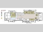 Floorplan - 2009 Tiffin Motorhomes Phaeton 40 QSH