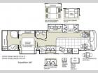 Floorplan - 2009 Fleetwood RV Expedition 38F