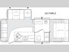 Floorplan - 2004 Keystone RV Sprinter 243FWRLS
