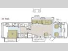 Floorplan - 2009 Tiffin Motorhomes Allegro 34 TGA