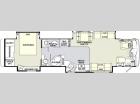 Floorplan - 2005 Holiday Rambler Endeavor 40 PDQ