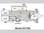 Floorplan - 2009 Forest River RV Rockwood Signature Ultra Lite 8317SS