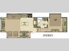 Floorplan - 2010 Open Range RV 391RES