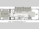 Floorplan - 2010 Four Winds RV Chateau 31P