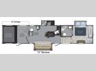 Floorplan - 2010 Keystone RV Raptor 3912LEV