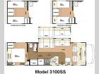 Floorplan - 2010 Forest River RV Sunseeker 3100SSFord