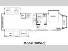 Floorplan - 2010 Forest River RV Cedar Creek Silverback GII 30WRE