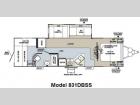 Floorplan - 2010 Forest River RV Flagstaff Classic Super Lite 831DBSS