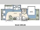 Floorplan - 2010 Forest River RV Wildcat 29RLBS
