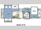 Floorplan - 2010 Forest River RV Wildcat 31TS