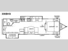 Floorplan - 2010 Coachmen RV Freedom Express 300BHS