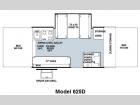 Floorplan - 2010 Forest River RV Flagstaff Classic 625D