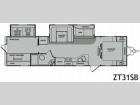 Floorplan - 2010 CrossRoads RV Zinger ZT31SB