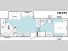 Floorplan - 2006 Keystone RV Cougar 290EFS