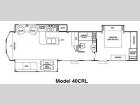 Floorplan - 2011 Forest River RV Cedar Creek Cottage 40CRL