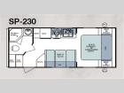 Floorplan - 2011 Forest River RV Surveyor Sport SP-230