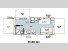 Floorplan - 2011 Forest River RV Flagstaff Shamrock 233