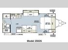 Floorplan - 2011 Forest River RV Rockwood Mini Lite 2502S