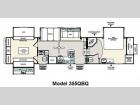 Floorplan - 2011 Forest River RV Sierra 355QBQ