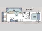 Floorplan - 2011 Forest River RV Surveyor Select SV-302