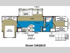 Floorplan - 2011 Forest River RV Wildwood Heritage Glen 336QBUD