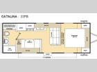Floorplan - 2011 Coachmen RV Catalina 22FB
