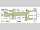 Floorplan - 2011 Coachmen RV Freedom Express 291QBS