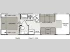 Floorplan - 2011 Four Winds RV Chateau 28A