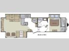Floorplan - 2011 Keystone RV Cougar 327RES