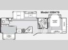 Floorplan - 2011 Palomino Sabre 32BHTS