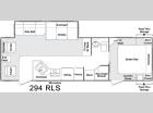 Floorplan - 2006 Keystone RV Cougar 294RLS