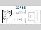 Floorplan - 2010 Gulf Stream RV Firefly 20 FSE
